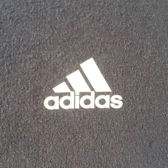 3️⃣💲2️⃣0️⃣ ADIDAS navy zip front athletic top sweat top XS - Picture 5 of 13